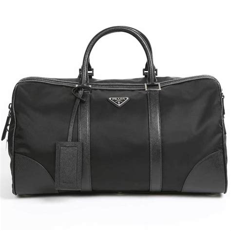 prada nylon weekender|prada leather weekend bags.